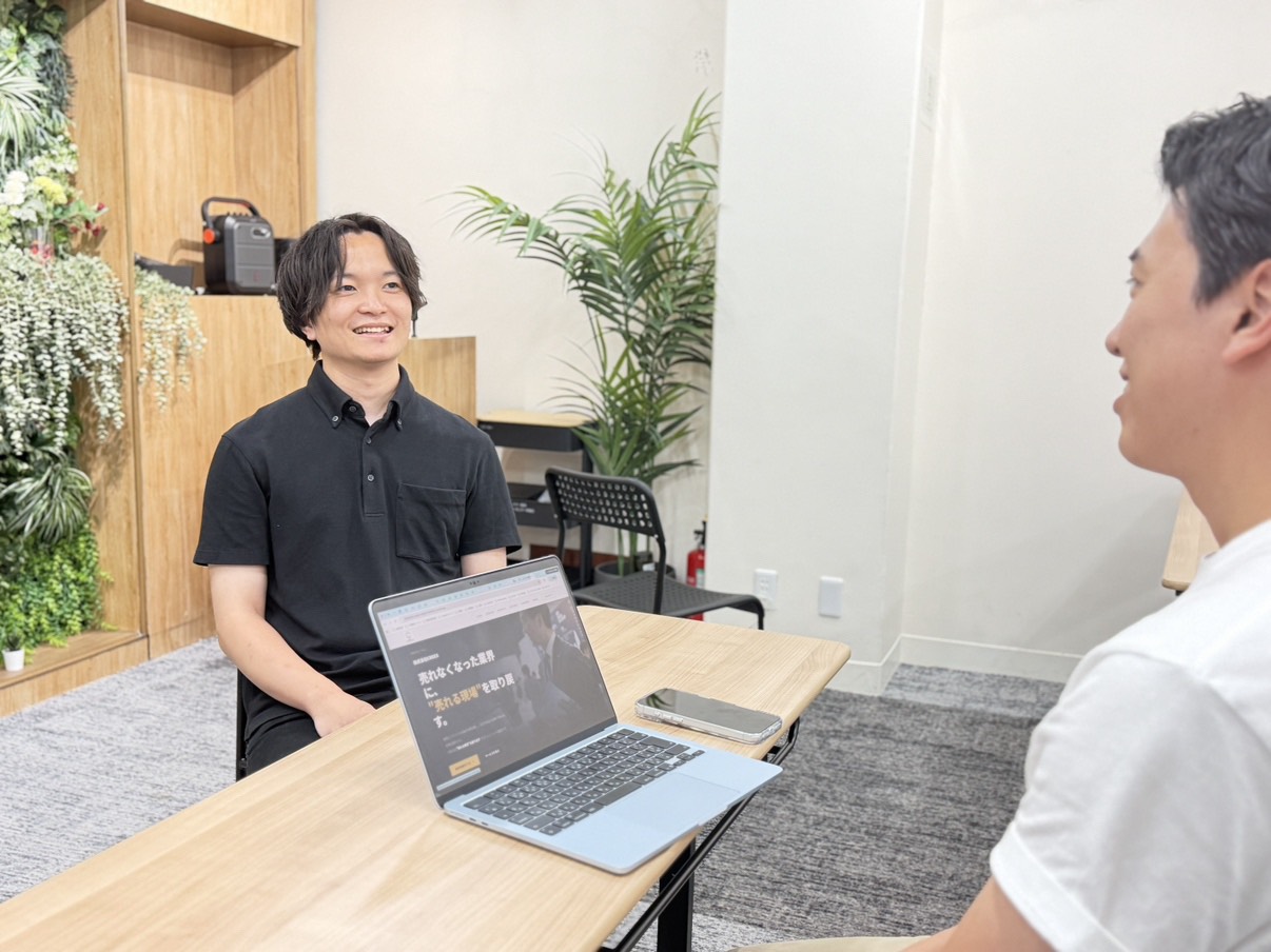 上司とのフィードバックの様子
