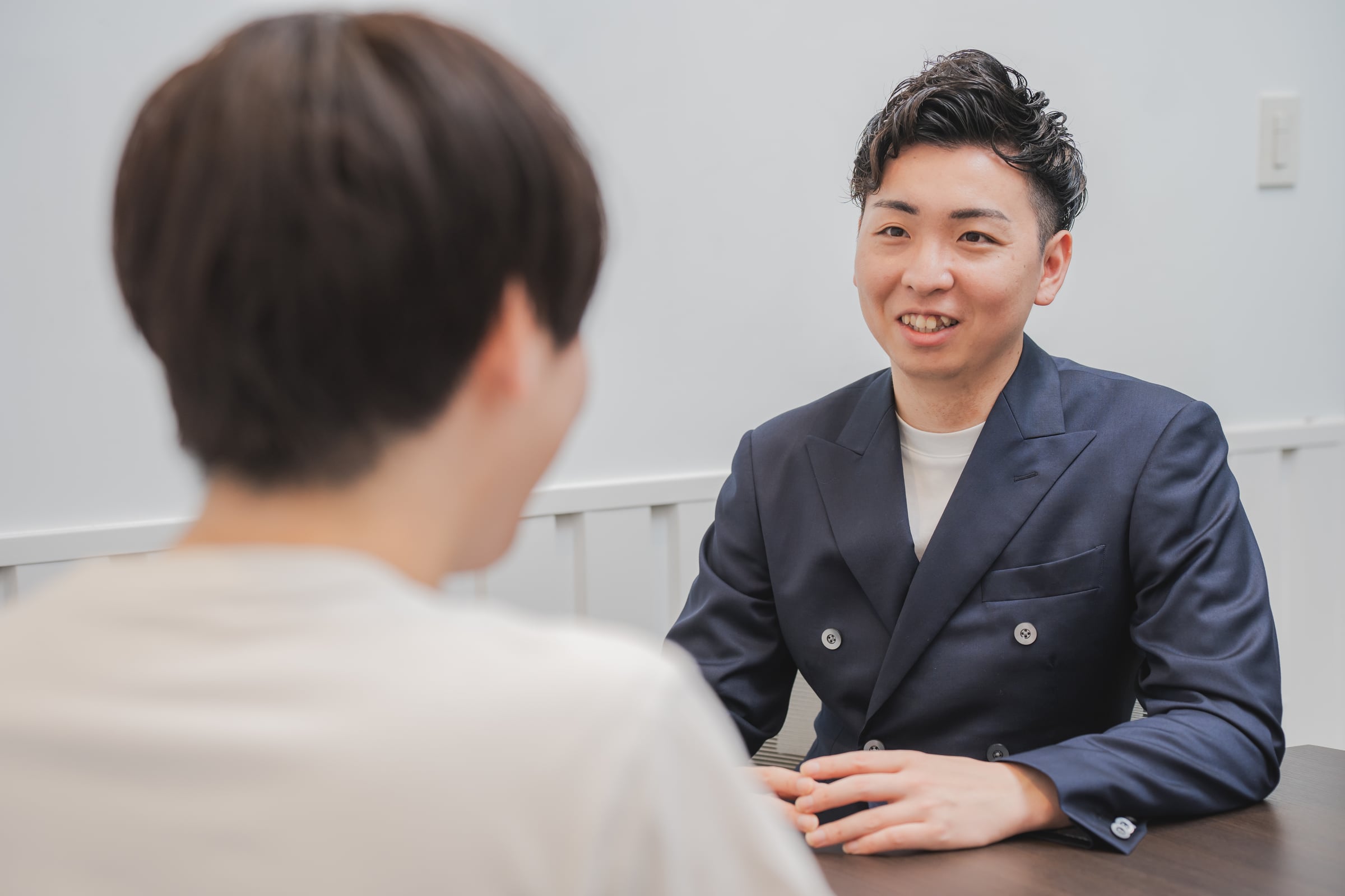 工藤翔也インタビューの様子